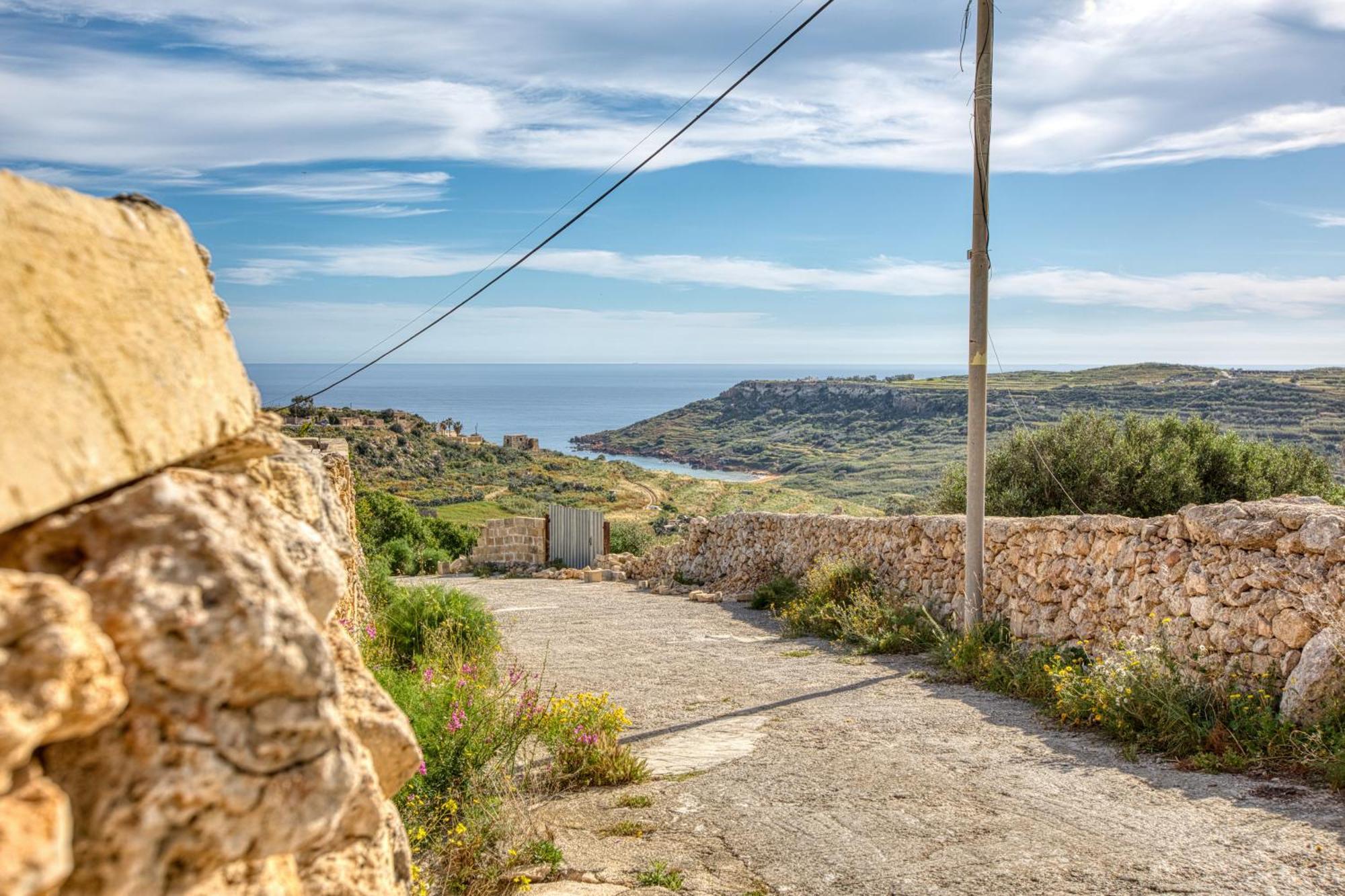 Spacious, Bright, Valley & Sea View Maisonette Xagħra Exterior foto