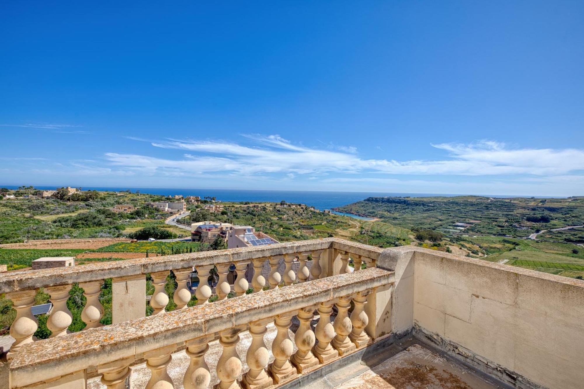 Spacious, Bright, Valley & Sea View Maisonette Xagħra Exterior foto