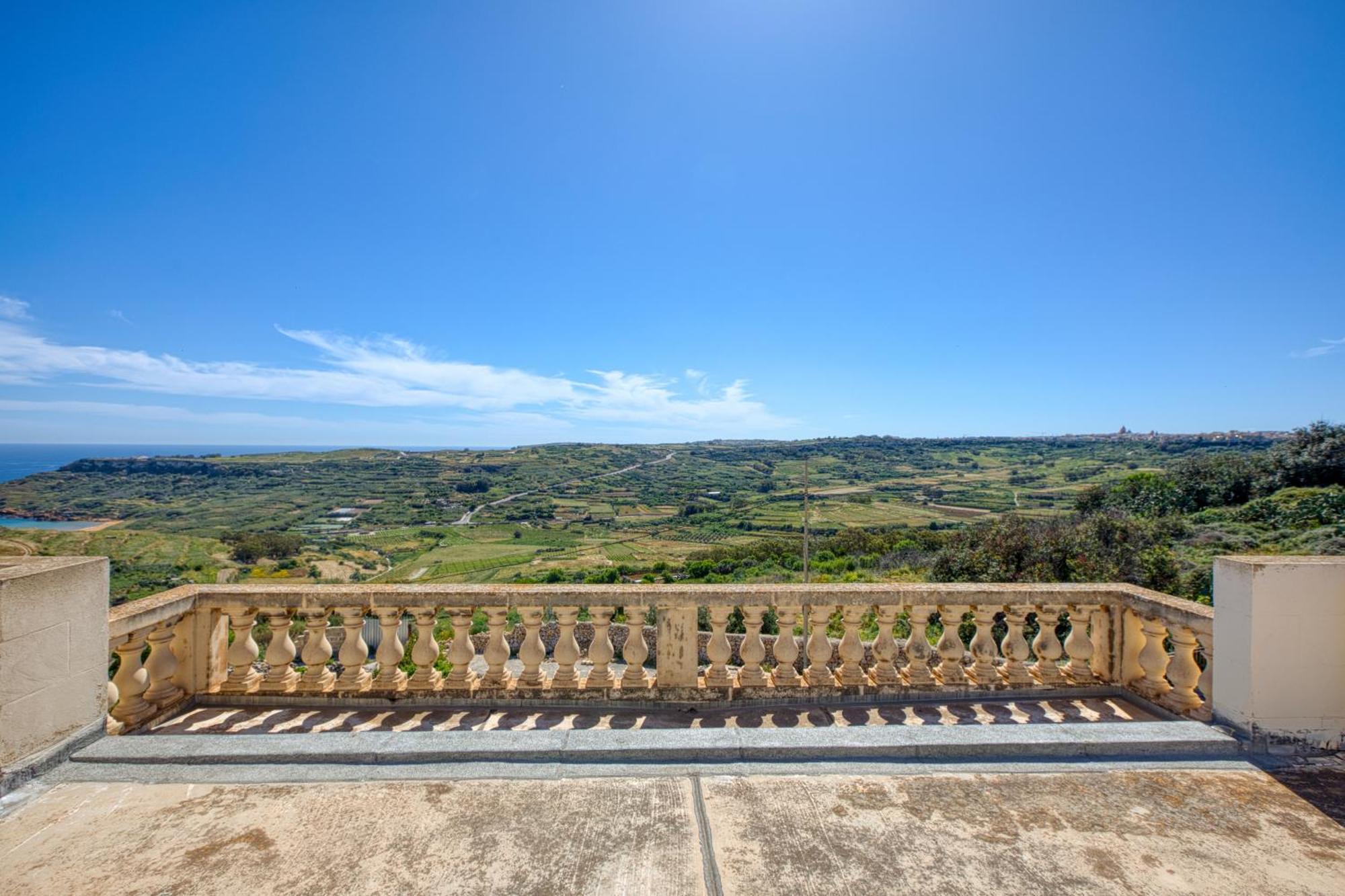 Spacious, Bright, Valley & Sea View Maisonette Xagħra Exterior foto