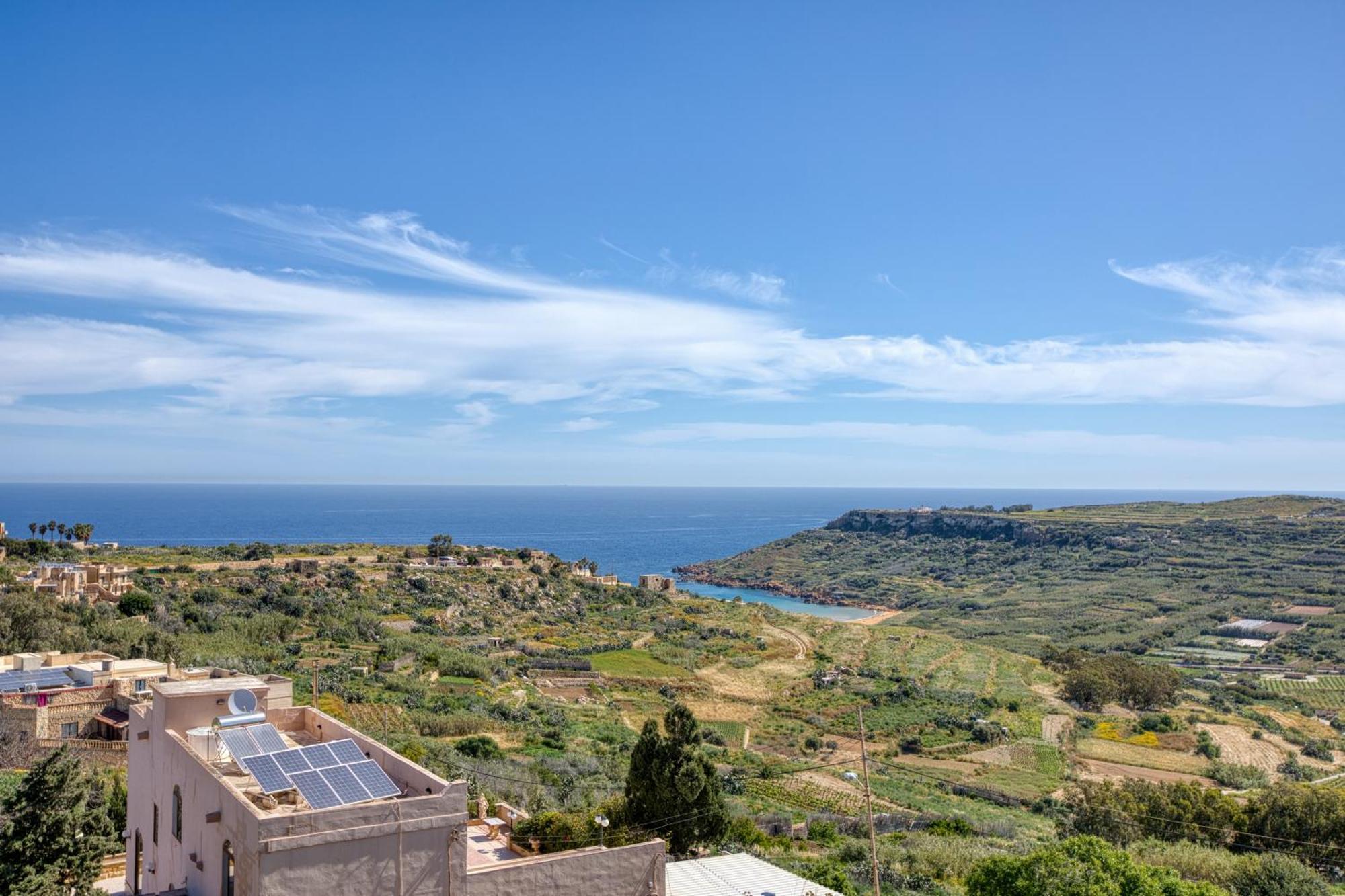 Spacious, Bright, Valley & Sea View Maisonette Xagħra Exterior foto